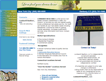 Tablet Screenshot of lombardirealtors.com